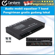 Carstorm Professional 7-band car equalizer and car audio EQ tuning crossover amplifier