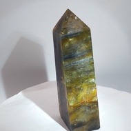 Na 4 Natural blue kyanite Quarts crystal tower point.