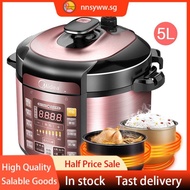 [in stock]Midea/Midea electric pressure cooker household intelligent 5L double-tank multifunctional pressure cooker electric cooker genuine 3-8 people