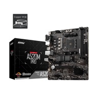 MSI A520M Pro Motherboard (AM4, AMD, A520, DDR4, USB3.2, SATA3)