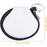 Penyimpanan Masker Muka Mudah Alih dengan Zip, Beg Fon Telinga untuk Fon Telinga, Gincu, Penyimpanan