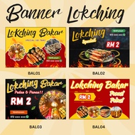 BANNER LOKCHING | FREE EDIT INFO | BANNER MURAH