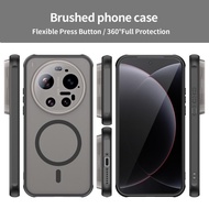 Magsafe Magnetic Acrylic Matte Case For Xiaomi 17 Pro Max Xiaomi 17 Ultra Redmi Turbo 5 Max Poco X8 