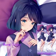 QAZWS Dakimakura อนิเมะ Kurokawa Akane Oshi No Ko พิมพ์สองด้านขนาดผ้าคลุมเตียงหมอนข้างของขวัญ MKLPO