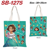 Encanto Cartoon Simple Casual Canvas Student Shoulder Bag