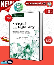 Bìa cán màu Node.js 8 the Right Way - Hanoi IT Book