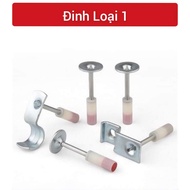 Explosive nails size 7,5mm, Pack of 50 nails including high quality cap nails and hook nails