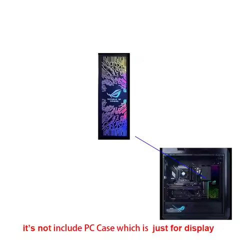 ARGB Lighting Panel For Asus GX601 Case,DIY ROG Strix Helios PSU GPU Bracket Lightboard MOD Gamers C