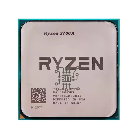 Ryzen 7 2700X R7 2700X 3.7 GHz Eight-Core Sixteen-Thread 16M 105W CPU Processor YD270XBGM88AF Socket