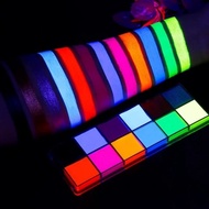 (Free Brush) UV Face Body Painting 12 Colors Body Paint Facial Paint Painting Night Fluorescent Pain