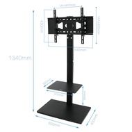 UNHOMetal TV Stand Floor Movable Rotating TV Stand Factory Fixed Cold Rolled Steel (Crs) TV Base