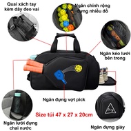TROY PICKBAG pickleball bag for pickleball rackets, with shoe compartment, size 47x27x20cm, waterpro
