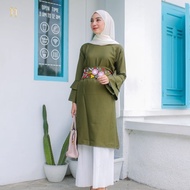 Atasan Wanita/Tunik Wanita Muslimah Army - MELVA TUNIK