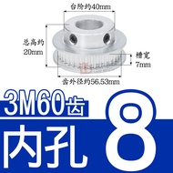 Synchronous Wheel 3M60 Teeth 3M60T Groove Width 7/11/16 BF Type Convex Step Synchronization Pulley I