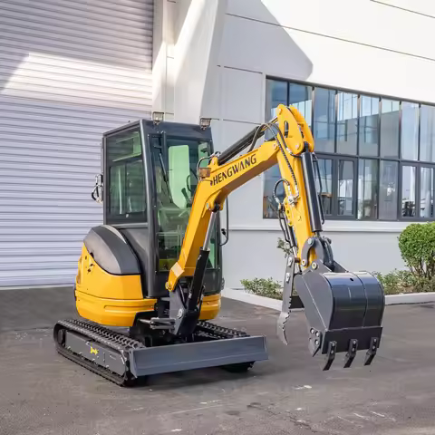 AC Cabin Mini Crawler Excavator Diesel Tractor 2.5 ton Hydraulic Compact Excavators 2 ton Mini Bagge