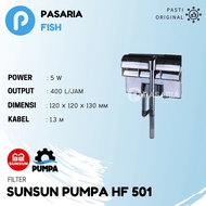 SUNSUN HANG ON FILTER GANTUNG HF501/HF 501 400 Liter/Jam Low Watt Pompa/Filter Gantung Aquarium