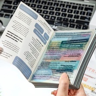 2 Phong Cách 20Pcs/Cuốn Sách Pet Chất Liệu Tiếng Anh sách nhãn dán Tự Làm Sổ Tay Phong Bì miếng dán 