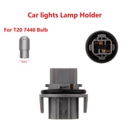 1 x Car Light Socket T20 7440 Bulb Lamp Holder Accessories