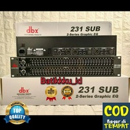 EQUALIZER 231 SUB 231SUB 231+SUBWOOFER OUTPUT EQUALISER DBX 231SUB
