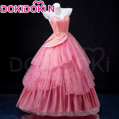Glinda Cosplay Costume Movie Wicked Cosplay【XS-3XL】DokiDoki-N Women Pink Dress Glinda Cosplay Costum