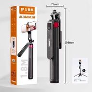 QUADPOD 4-LEG TRIPOD STURDY P185 BLUETOOTH SELFIE STICK REMOTE STABILIZER