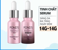Serum sáng đa tầng Ngày/Đêm Ponds Bright Miracle mờ thâm sạm với 50X Niasorcinol 14G