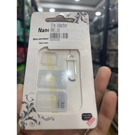 Nano sim adapter with pin. Nano sim card adapter can convert your sim card to micro sim and standard