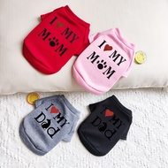 Pet print family text fashion hoodie for dogs like your text clothing