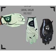 Full leather targa golf gloves