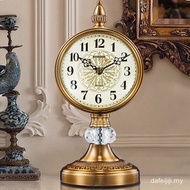 Light Luxury European Living Room Clock Desktop Craft Clock Decoration O5ED F48J
