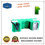 GENE'S - ECOVACS Vacuum Robot Cleaner Batttery Pack for Ecovacs Deebot DE55 DE5G DM88 Robotic Vacuum Cleaner Battery