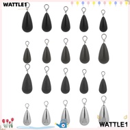 WTTLE Fishing Sinkers Water drop Outdoors Quick Release Casting Entertainment Tungsten Fastach Sinke