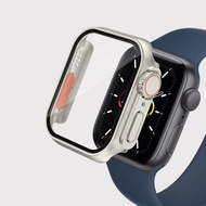 Ốp PC Mặt Kính Cường Lực Kiểu Dáng Ultra Curved Glass Dành Cho Apple Watch Series 4-8/ SE