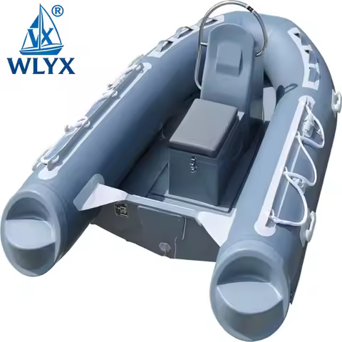 Customization CE Approval Hypalon Rigid Inflatable Boat with RIB270 jockey Console and Fiberglass St