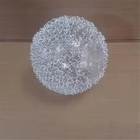 Globe clear G9 glass lampshade replacement with Aluminum wire outside 20mm hole G9 bulb cover for 2c