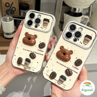 DIY Bear Doll + Casing + Holder for IPhone 16 11 15 14 13 12 Pro Max X XR Xs Max 8 7 6s Plus SE 2020