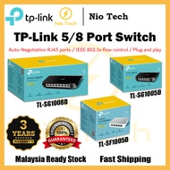 NioTech TL-SF1005D TL-SG1005D TL-SG1008D 5-Port 8-Port 10/100/1000 Mbps Desktop Switch TP-Link Plug 