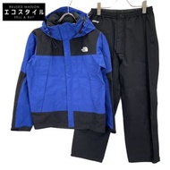 The North Face NP61550 藍黑配色 GORE-TEX MOUNTAIN RAINTEX 套裝，S 碼