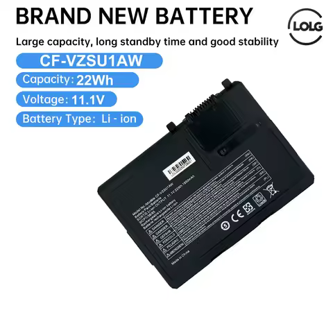 LOLG 11.1V 22Wh 1990mAh CF-VZSU1AW CF-VZSU1BW Laptop Battery for Panasonic ToughBook CF-33 CF33