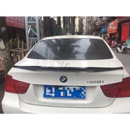 Car Styling M4 Style Carbon Fiber Rear Roof Spoiler Trunk Lip Boot Wing For bmw E90 M3 318i 320i 325