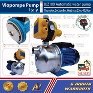 Viopompe italy bjz100 stainless steel self primming water (1hp-70'c hot water)