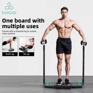 FUYOGI Push Up Board Pull Rope Multifunctional 30 Types Fitness Intelligent Counting Foldable LCD Di