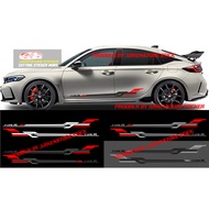 Car sticker type r sticker sporty car listcutting stiker HONDA type r