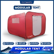 OUTSCAPE Modular Tent 1.8 height ANTI-MOSQUITO Mesh Cover Calamity Evacuation Emergency Isolation Te
