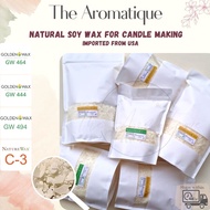 GoldenWax | NatureWax | 464, 444, 494, C3 | Soy Wax Flakes from USA | DIY Candle Making | 500g/1kg |