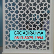 Grc Krawangan Motif Bunga/Ornamen Grc Motif Bunga