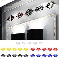 HHEL_10Pcs/Set Self-Adhesive 3D Mirror Wall Sticker Wallpaper Decals Porch Art Decor