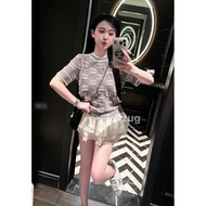 Thin sweater short sleeve style qc l1