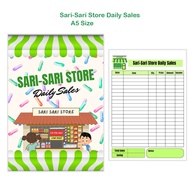 SARI-SARI STORE DAILY RECORD A5 SIZE