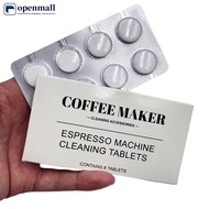 【OMALL】 8 pack Espresso Coffee Machine Cleaning Tablets Group Head Effervescent Deep Clean Limescale